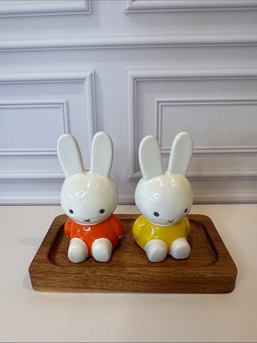 Miffy Classic White Plush Bunny with Salt & Pepper Set - Picture 7 of 9